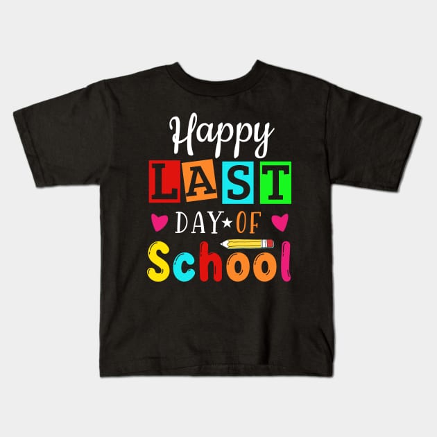 Happy last day of school Kids T-Shirt by CoolTees